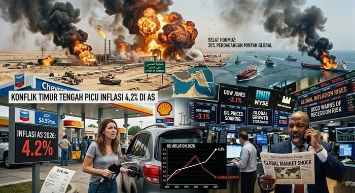 Perang dan Ekonomi Dunia 2026, Inflasi Menguat dan Energi Jadi Titik Panas